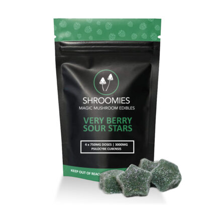 Shroomies Very Berry Sour Stars