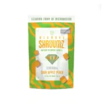 Sour Apple Peach Shruumz Gummy